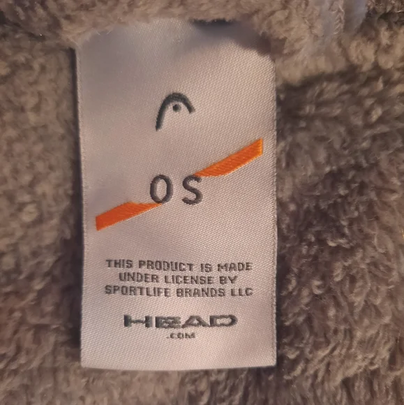 Head super soft gray robe one size fits most *S - Picture 2 of 6